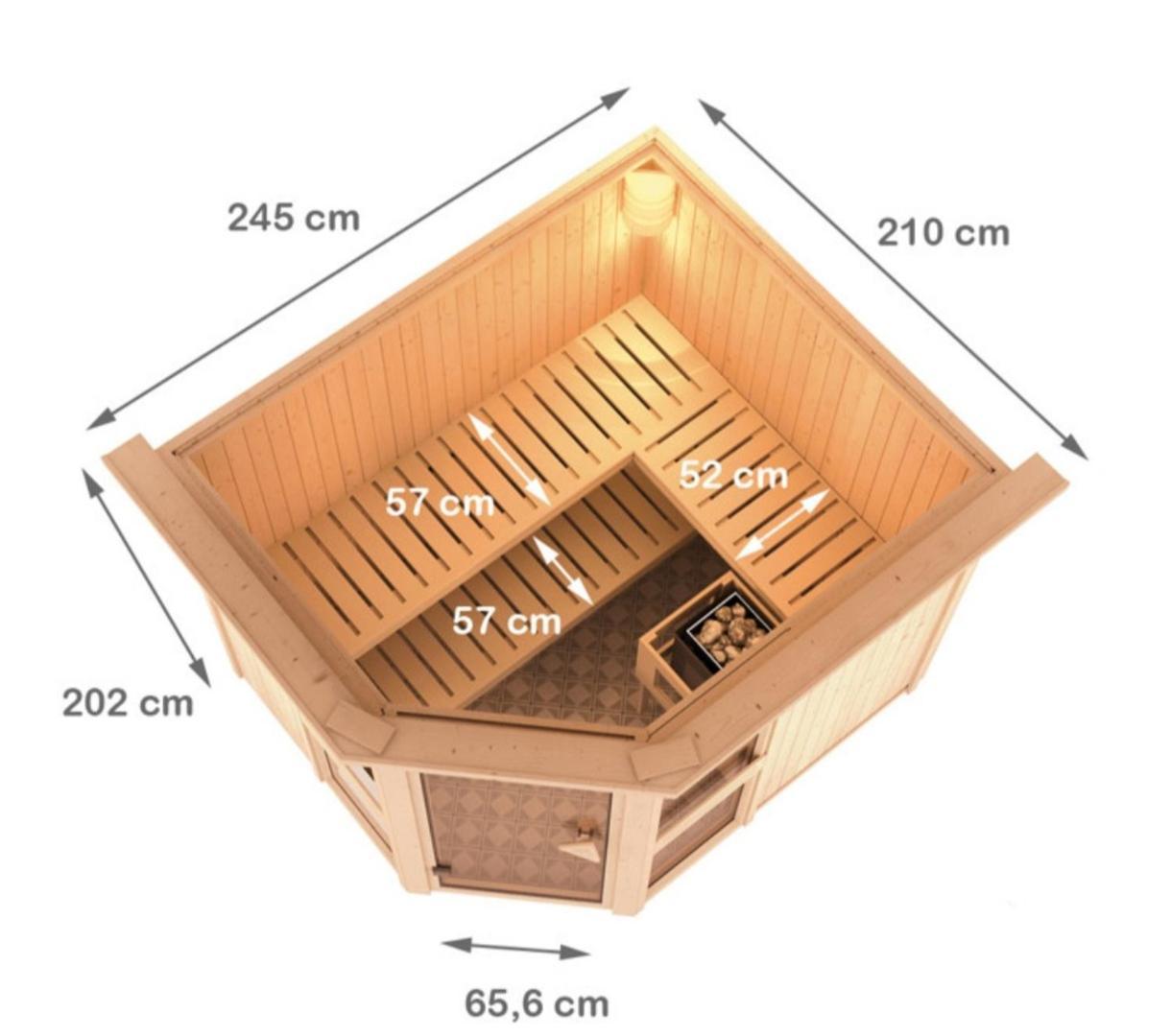 Die große Klecks mit Sauna Apartment Bergen Auf Rugen Ngoại thất bức ảnh